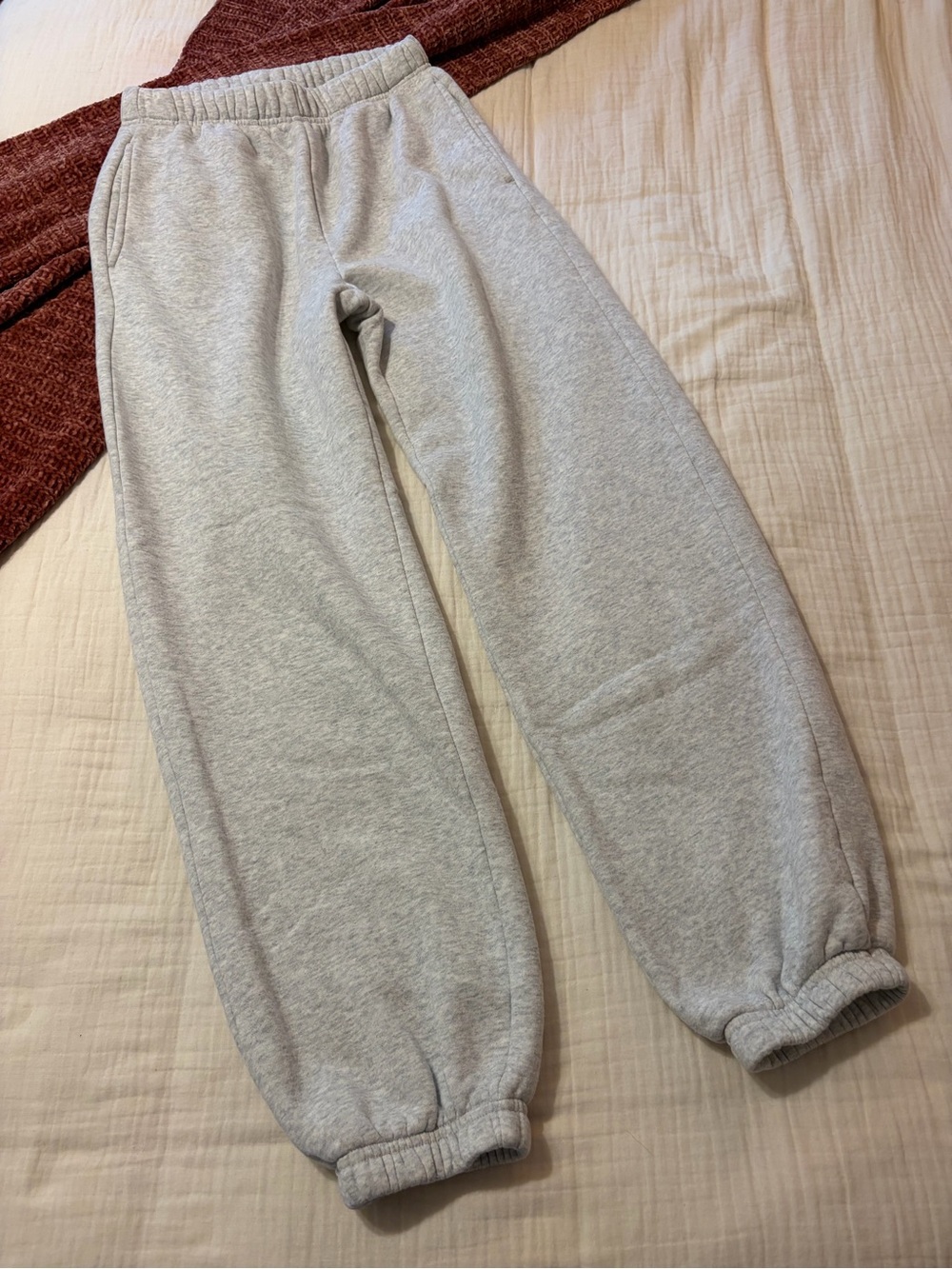 DSG Light Gray Fleece Baggy Jogger Sweatpants